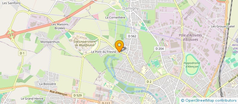 localisation de l'entreprise MADAME FRANCOISE ROSSIGNOL à DAMIGNY