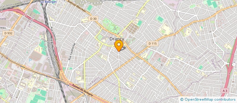 localisation de l'entreprise MADAME FRANCOISE ROUESNE  DRANCY