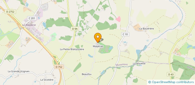 localisation de l'entreprise MADAME FRANCOISE ROUET  SEVREMONT