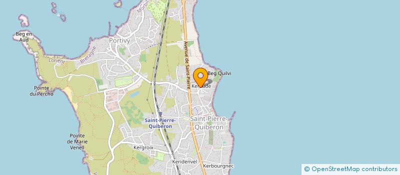 localisation de l'entreprise MADAME FRANCOISE ROUGEAU  SAINT-PIERRE-QUIBERON