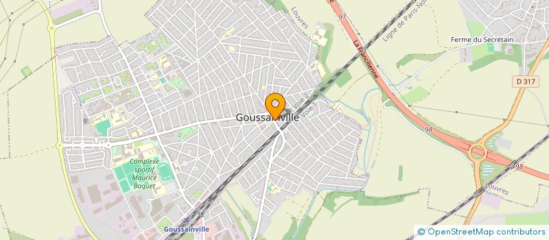 localisation de l'entreprise MADAME FRANCOISE ROUGIER  GOUSSAINVILLE