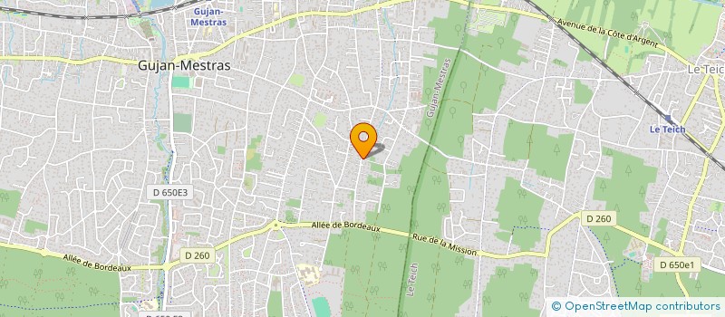 localisation de l'entreprise MADAME FRANCOISE ROUMEGA à GUJAN-MESTRAS