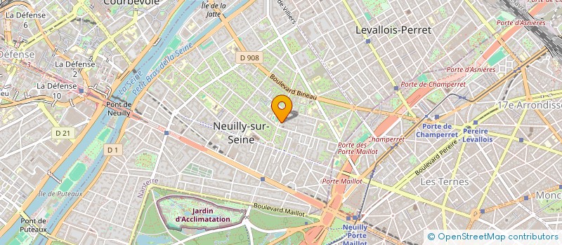 localisation de l'entreprise MADAME FRANCOISE ROUSSEAU à NEUILLY-SUR-SEINE