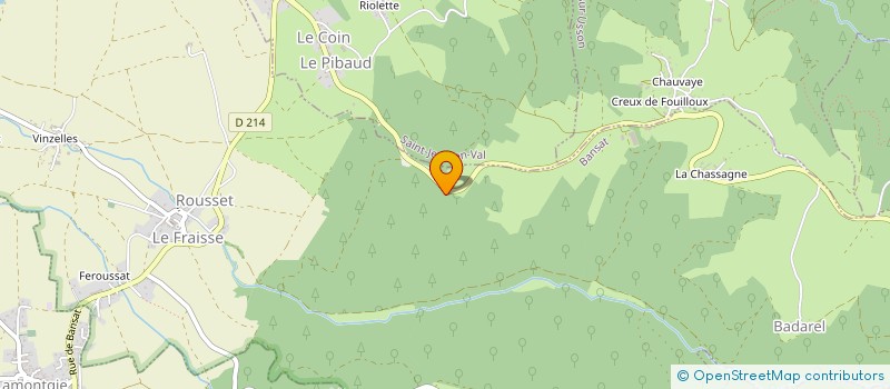 localisation de l'entreprise MADAME FRANCOISE ROUVET  BANSAT