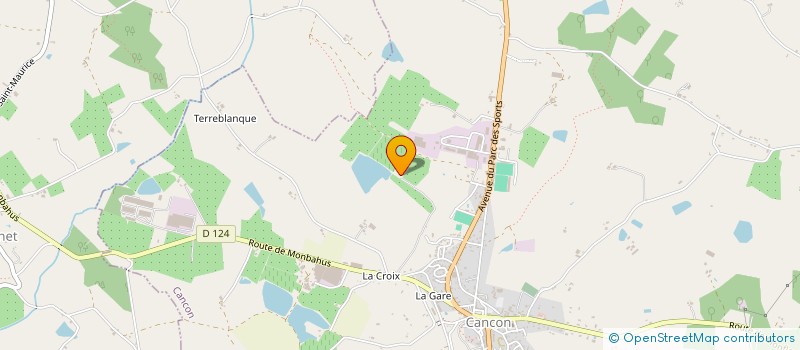 localisation de l'entreprise MADAME FRANCOISE ROUX  CANCON