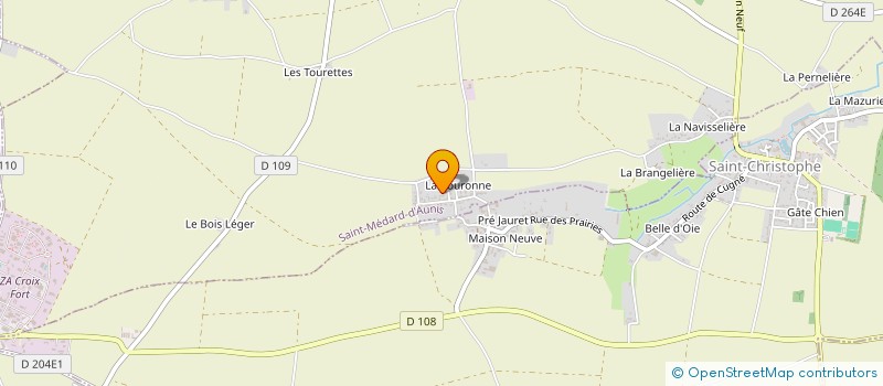 localisation de l'entreprise MADAME FRANCOISE ROUX  SAINT-MEDARD-D'AUNIS