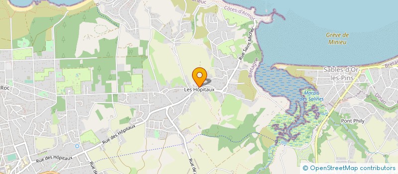 localisation de l'entreprise MADAME FRANCOISE ROUXEL  ERQUY