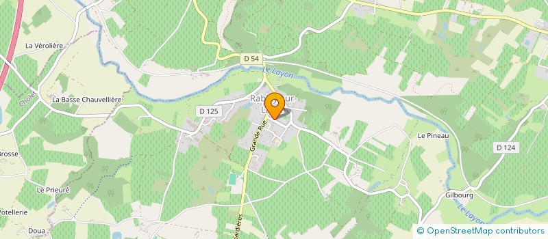 localisation de l'entreprise MADAME FRANCOISE ROY  BELLEVIGNE-EN-LAYON