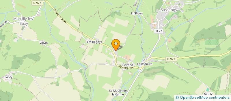 localisation de l'entreprise MADAME FRANCOISE ROZ à CERSOT