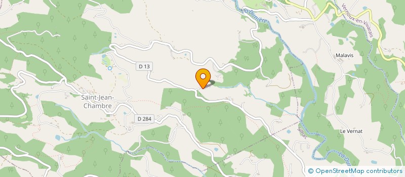 localisation de l'entreprise MADAME FRANCOISE ROZIER  SAINT-JEAN-CHAMBRE