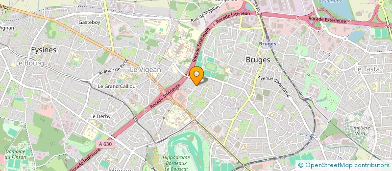 localisation de l'entreprise MADAME FRANCOISE RUBIO  BRUGES