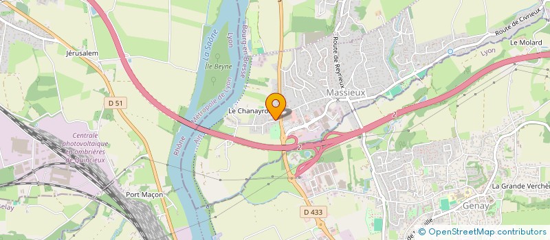 localisation de l'entreprise MADAME FRANCOISE RUIZ  MASSIEUX