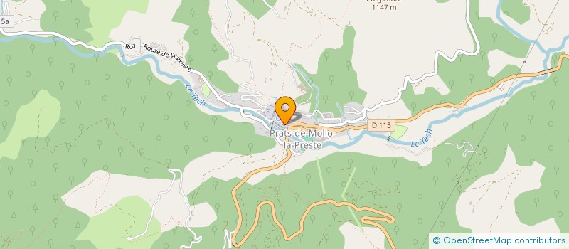 localisation de l'entreprise MADAME FRANCOISE SABARTES à PRATS-DE-MOLLO-LA-PRESTE