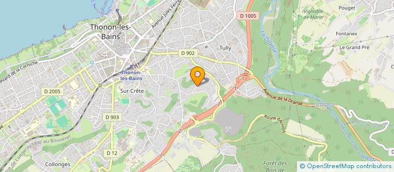 localisation de l'entreprise MADAME FRANCOISE SAGE à THONON-LES-BAINS