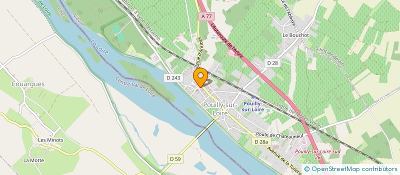localisation de l'entreprise MADAME FRANCOISE SAINTIER à POUILLY-SUR-LOIRE