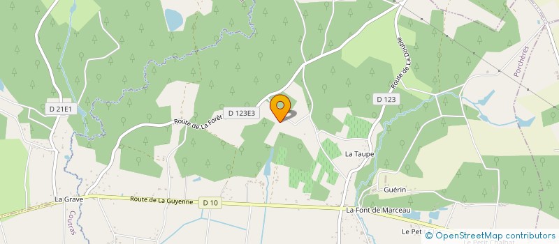 localisation de l'entreprise MADAME FRANCOISE SAMUEL  PORCHERES