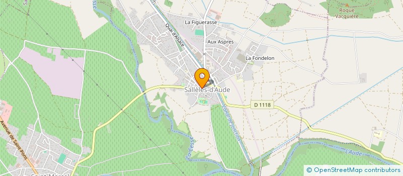 localisation de l'entreprise MADAME FRANCOISE SANTORO à SALLELES-D'AUDE