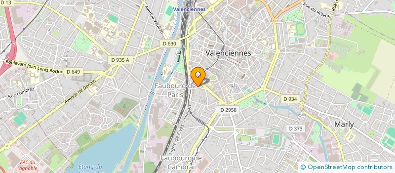 localisation de l'entreprise MADAME FRANCOISE SAPIN  VALENCIENNES