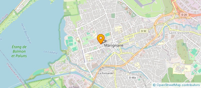 localisation de l'entreprise MADAME FRANCOISE SAUVAGE à MARIGNANE