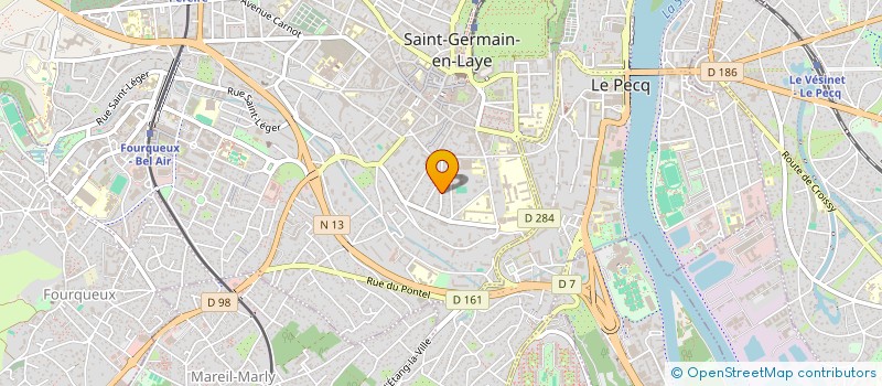 localisation de l'entreprise MADAME FRANCOISE SAVIGNAT  SAINT-GERMAIN-EN-LAYE