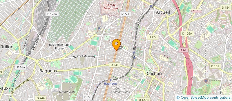 localisation de l'entreprise MADAME FRANCOISE SAVIGNY à BAGNEUX