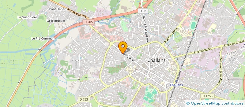 localisation de l'entreprise MADAME FRANCOISE SCHMIDT à CHALLANS