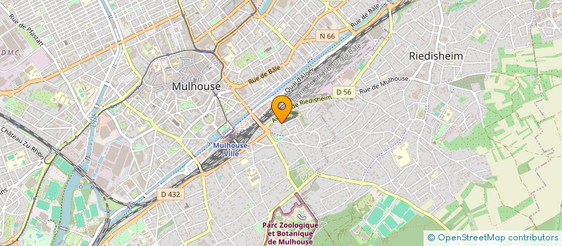 localisation de l'entreprise MADAME FRANCOISE SCHMUCK à MULHOUSE
