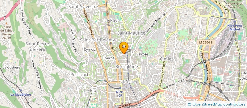 localisation de l'entreprise MADAME FRANCOISE SCHNEIDER à NICE