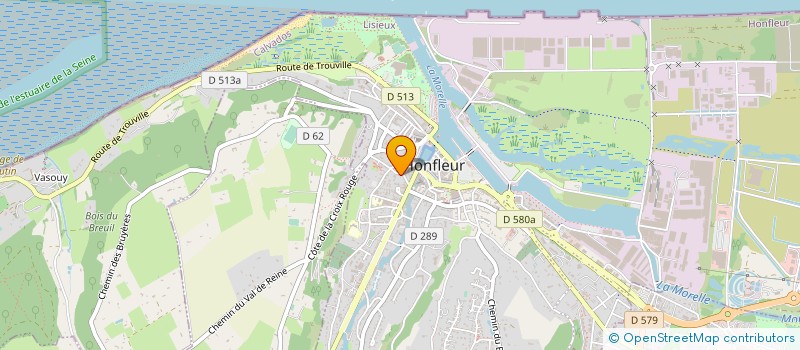 localisation de l'entreprise MADAME FRANCOISE SCHNERB à HONFLEUR