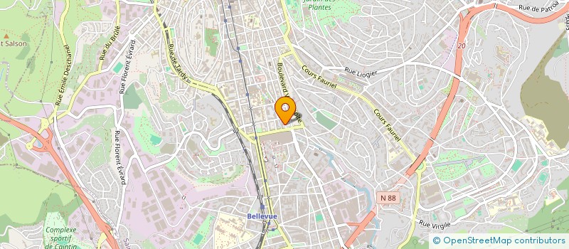 localisation de l'entreprise MADAME FRANCOISE SCHWENDENMANN  SAINT-ETIENNE