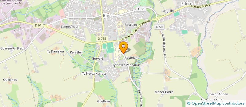 localisation de l'entreprise MADAME FRANCOISE SCOTET  BRIEC