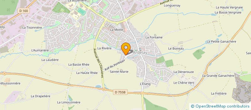 localisation de l'entreprise MADAME FRANCOISE SEGARANE à LES HERBIERS