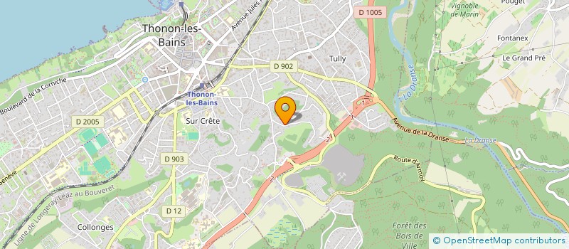 localisation de l'entreprise MADAME FRANCOISE SEGUY à THONON-LES-BAINS
