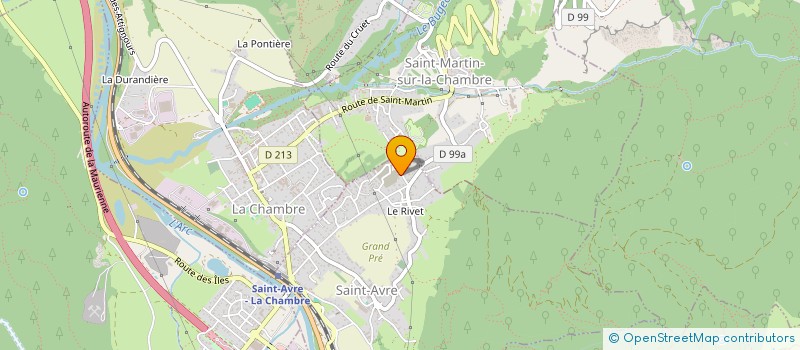 localisation de l'entreprise MADAME FRANCOISE SEILLIER à SAINT-MARTIN-SUR-LA-CHAMBRE