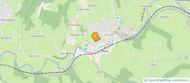 localisation de l'entreprise MADAME FRANCOISE SEIVE à REGNY
