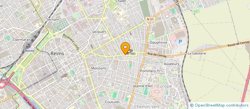 localisation de l'entreprise MADAME FRANCOISE SEMPER à REIMS