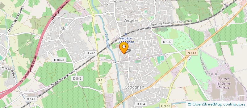 localisation de l'entreprise MADAME FRANCOISE SENER à VERGEZE