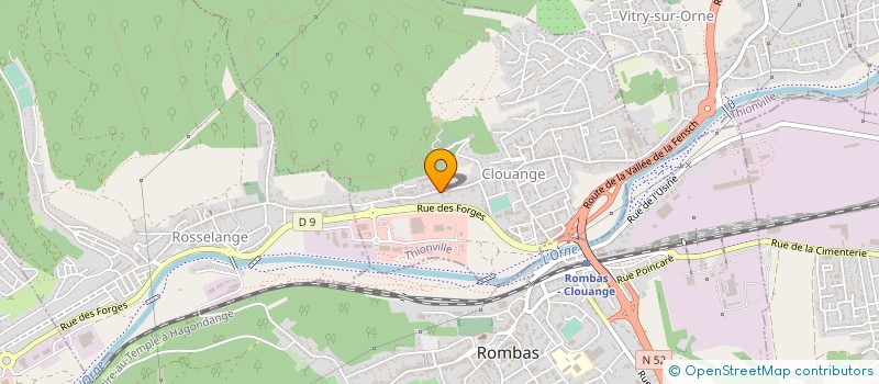 localisation de l'entreprise MADAME FRANCOISE SERAFINO  CLOUANGE