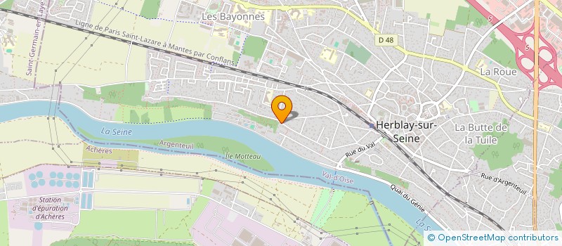 localisation de l'entreprise MADAME FRANCOISE SERY  HERBLAY-SUR-SEINE