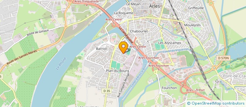 localisation de l'entreprise MADAME FRANCOISE SILHOL  ARLES