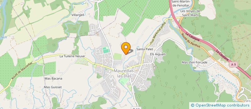 localisation de l'entreprise MADAME FRANCOISE SIMON  MAUREILLAS-LAS-ILLAS