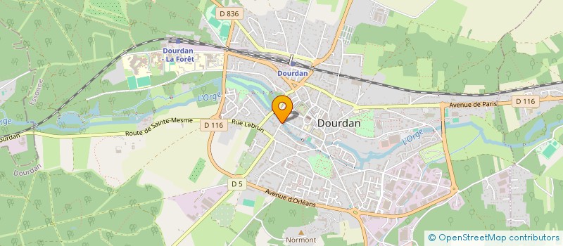 localisation de l'entreprise MADAME FRANCOISE SIRUGUE à DOURDAN