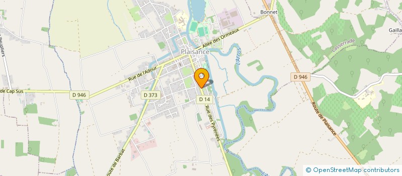 localisation de l'entreprise MADAME FRANCOISE SOLIGNAC  PLAISANCE