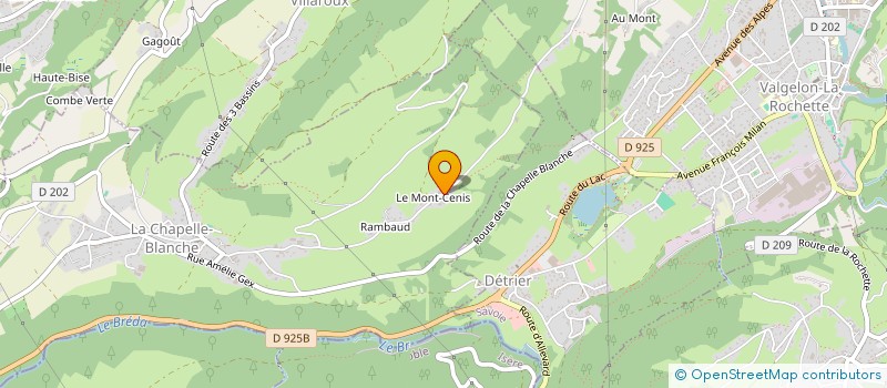 localisation de l'entreprise MADAME FRANCOISE SOQUET  LA CHAPELLE-BLANCHE