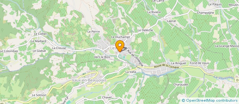 localisation de l'entreprise MADAME FRANCOISE SOTTY  LE PERREON