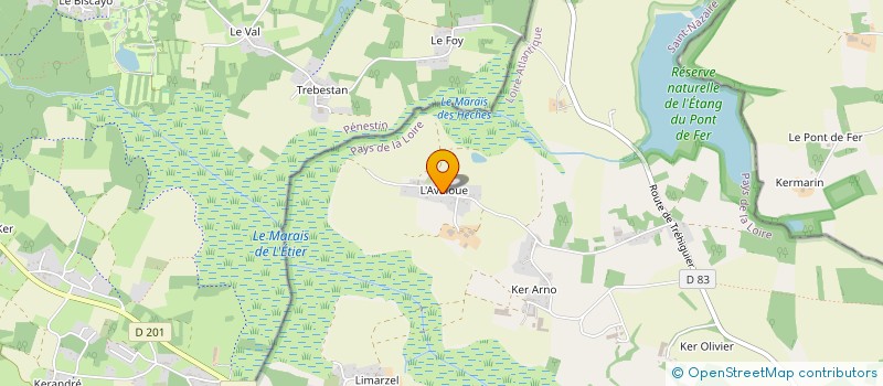 localisation de l'entreprise MADAME FRANCOISE SOUBABERE  ASSERAC