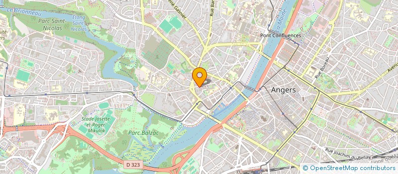 localisation de l'entreprise MADAME FRANCOISE SOURISCE  ANGERS