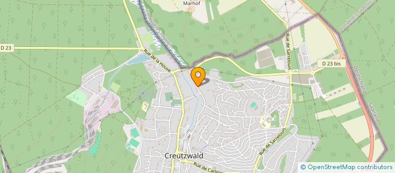 localisation de l'entreprise MADAME FRANCOISE STAMCAR  CREUTZWALD