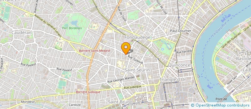localisation de l'entreprise MADAME FRANCOISE STEPHAN à BORDEAUX