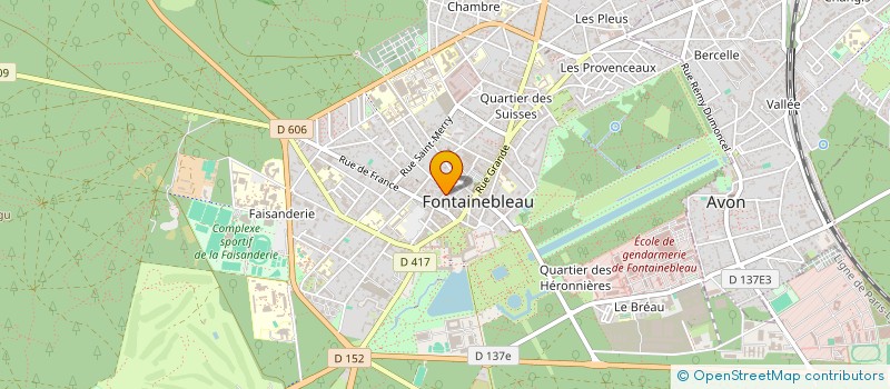 localisation de l'entreprise MADAME FRANCOISE STRIZYK à FONTAINEBLEAU